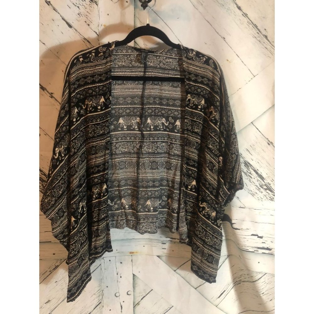 Forever 21 elephant small S cardigan